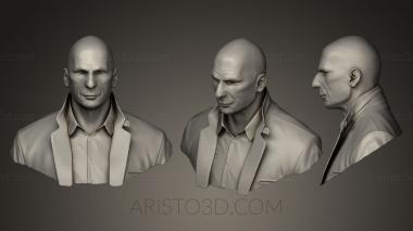 Busts and bas-reliefs of famous people (BUSTC_0437) 3D model for CNC machine